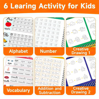 TraceTrek Workbook Full Set – Fast Track Young Minds